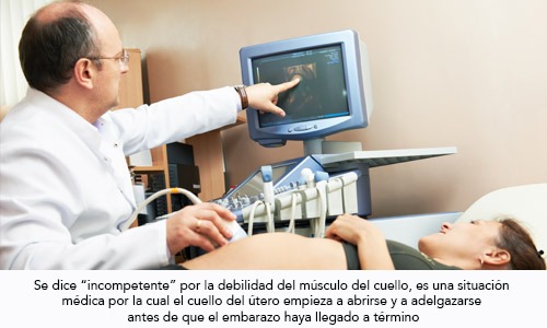 Incompetencia istmico cervical: cuello incompetente