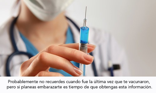 Vacunas antes del Embarazo